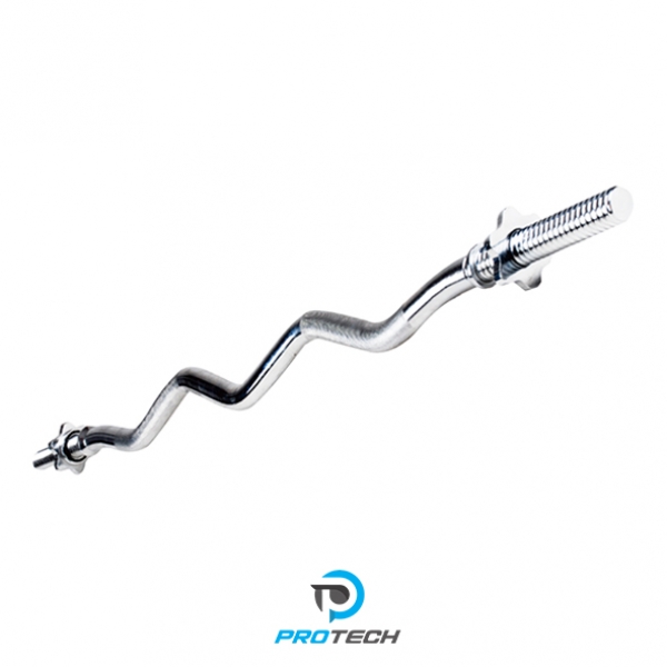 PTEC-2202 Protech Treaded Curl Bar