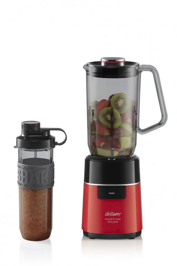 AR1174 Arzum Shake&#039;n Take Neo Maxi Jug Blender- Kırmızı