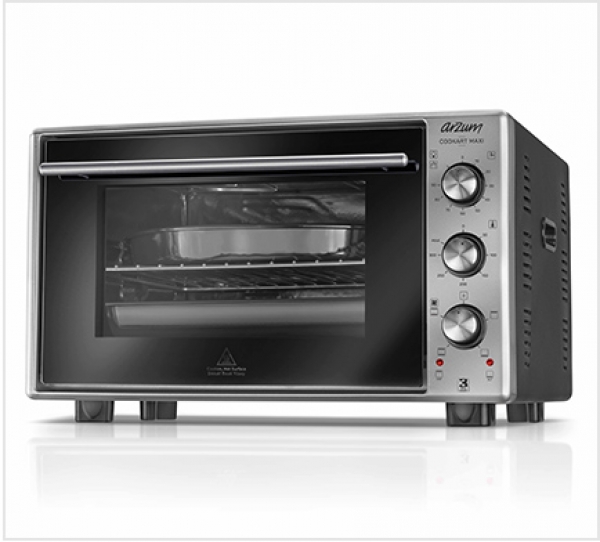 AR2002 Arzum Cookart Maxi 50lt. Çift Camlı Fırın- Inox